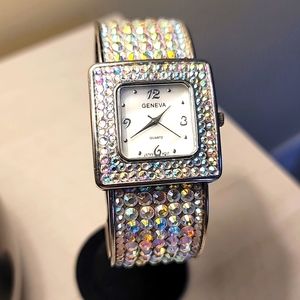 Geneva Rhinestone Watch